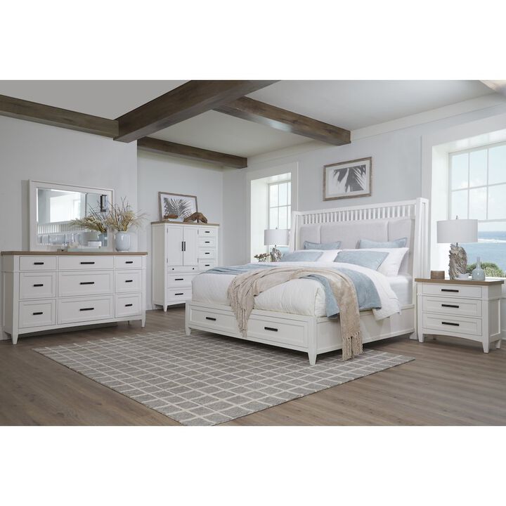 Parker House Furniture Parker House Americana Modern Bedroom 7 Drawer Door Chest with Workstation