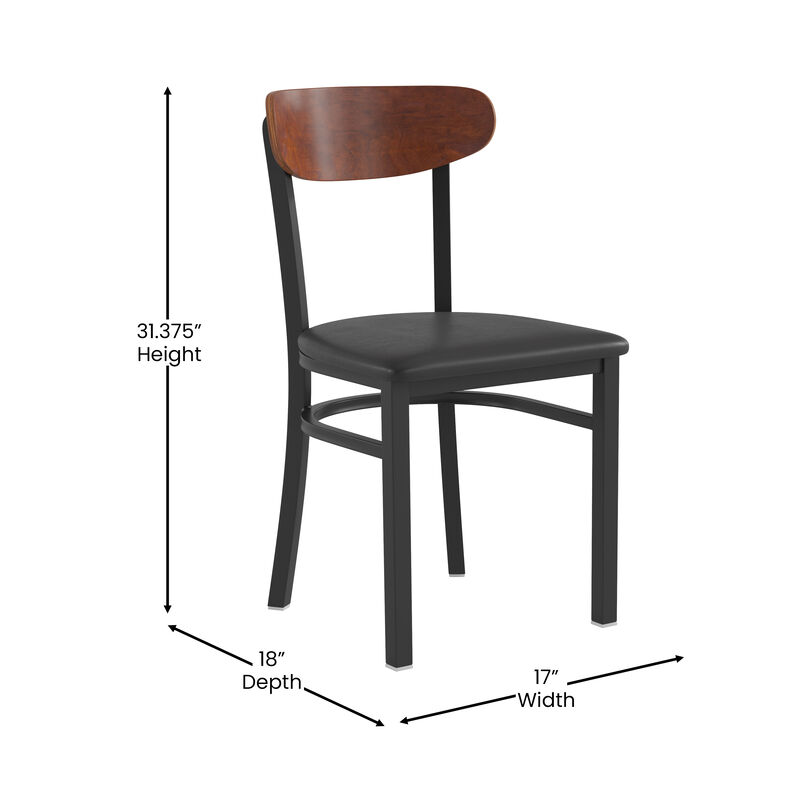Metal/Wood Restaurant Chairs