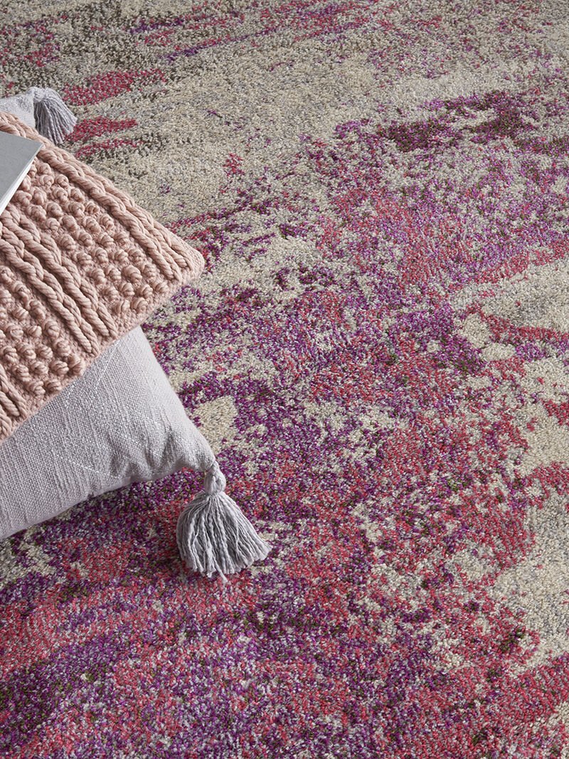 Celestial CES02 Ivory/Pink 3'11" x 5'11" Rug