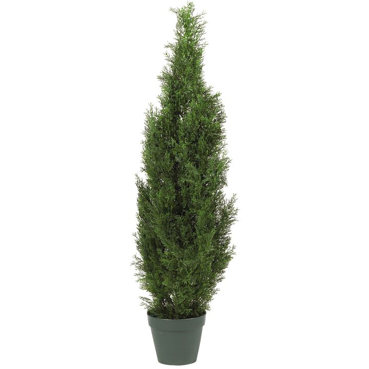 4' Artificial Silk Potted Cedar Tree