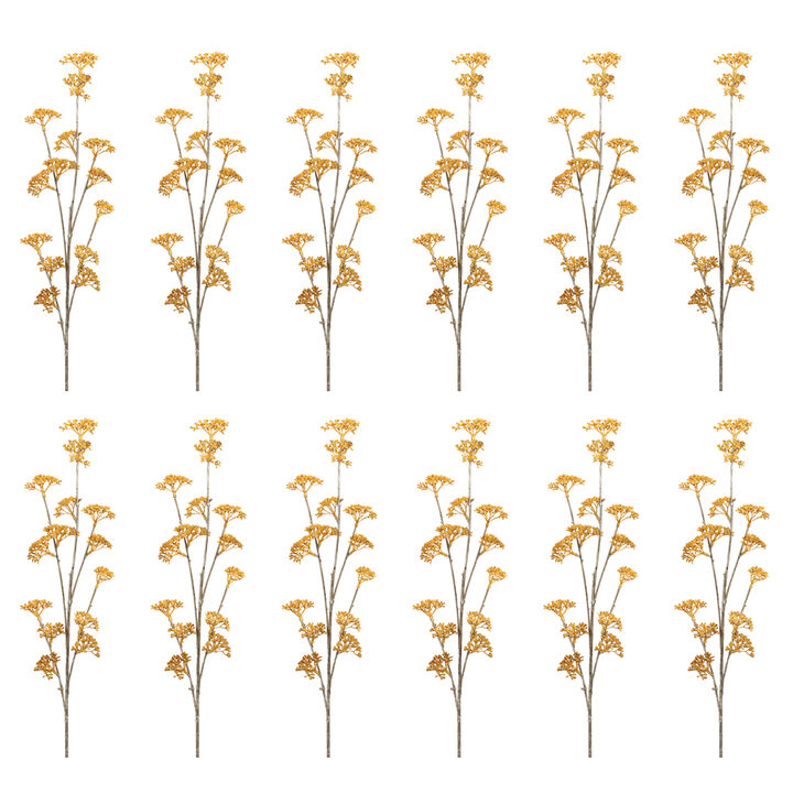 Patrina Spray 33''h Plastic Set of 12 for Floral Arrangements and Decor