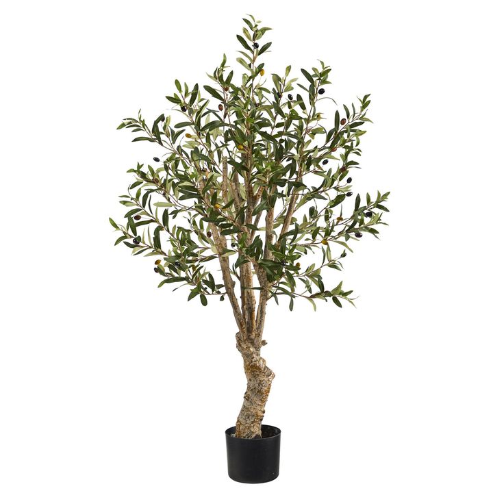 Nearly Natural 3.5-in Olive Artificial Tree with 966 Leaves Nearly Natural 3.5-in Olive Artificial Tree with 966 Leaves