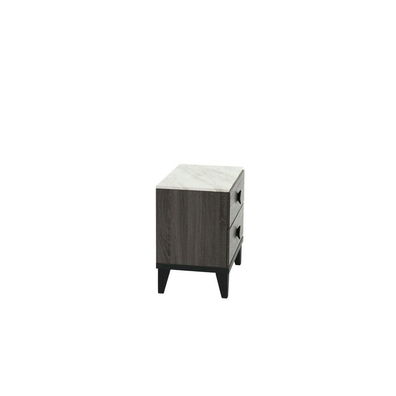 Streamdale Nightstand In Dark Oak (Rustic Accents)