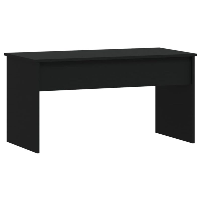 vidaXL Coffee Table Black 40.2"x19.9"x20.7" Engineered Wood