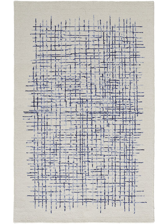 Maddox 8630F Ivory/Blue 3'6" x 5'6" Rug