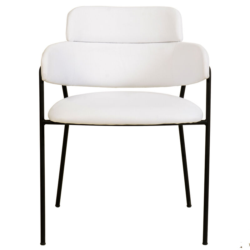 LeisureMod Axis Collection Modern Dining Chair - Set of 2