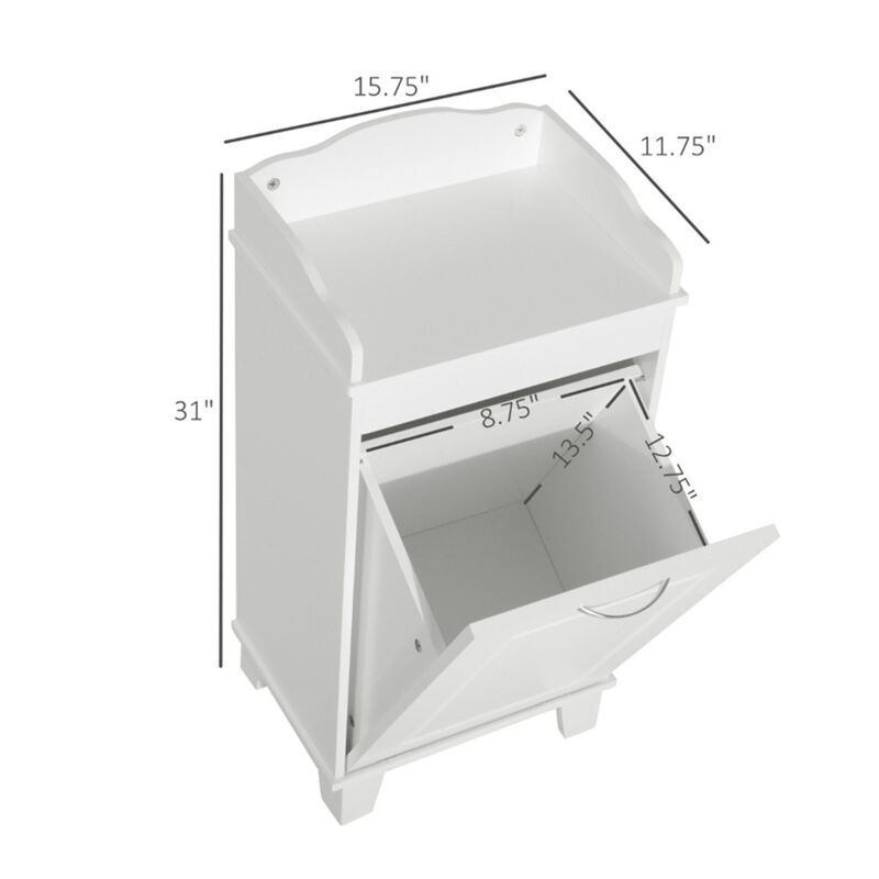 Free Standing Home Organizer Hamper, Bathroom Storage Cabinet