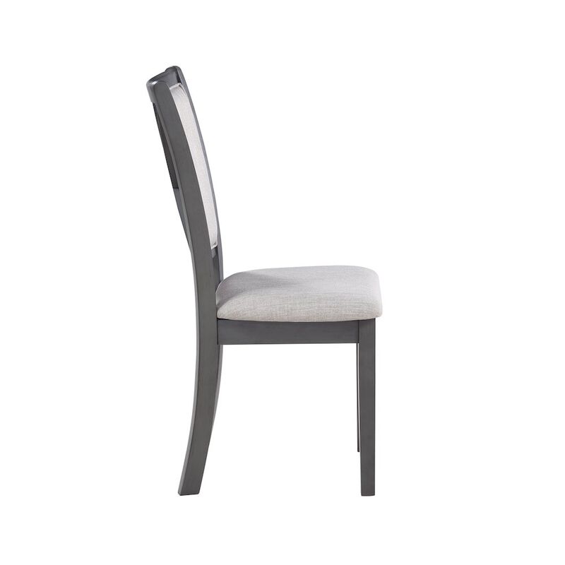 New Classic Furniture Amy Dining Chair (2/Ctn)-Gray