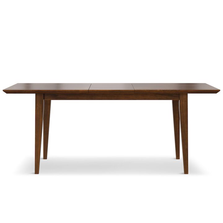 Simpli Home Colby Extendable Dining Table In Walnut