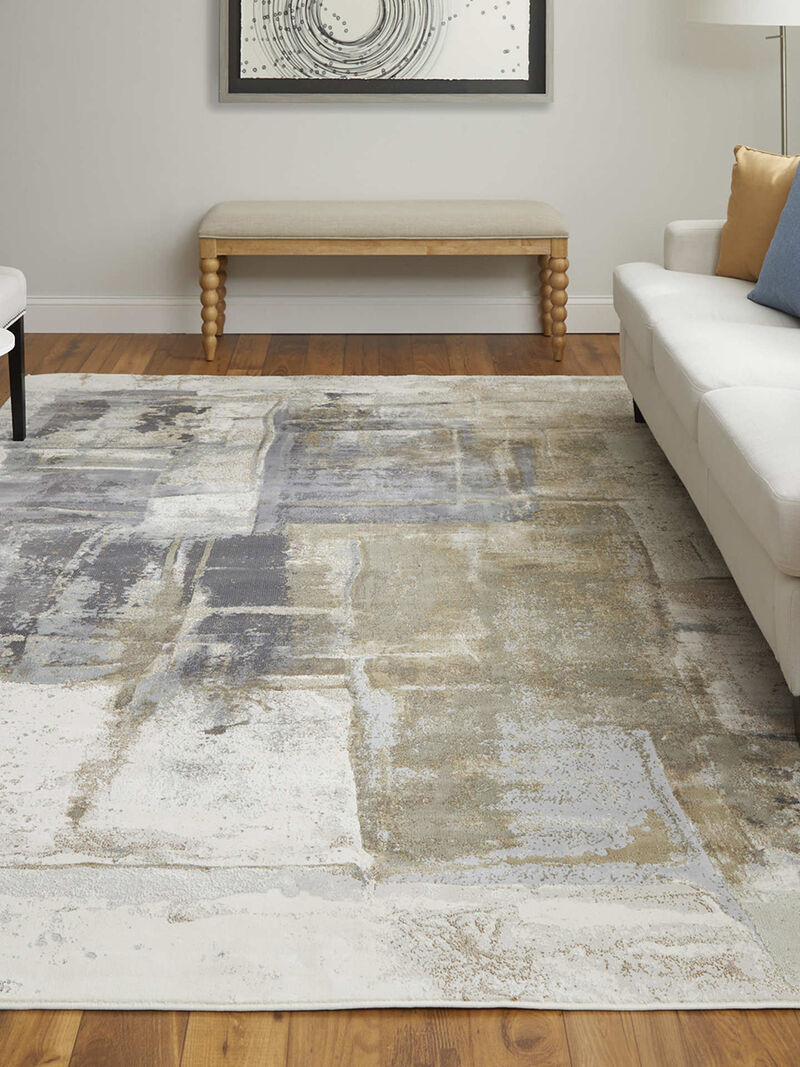 Clio 39LUF Gray 3'10" x 6' Rug