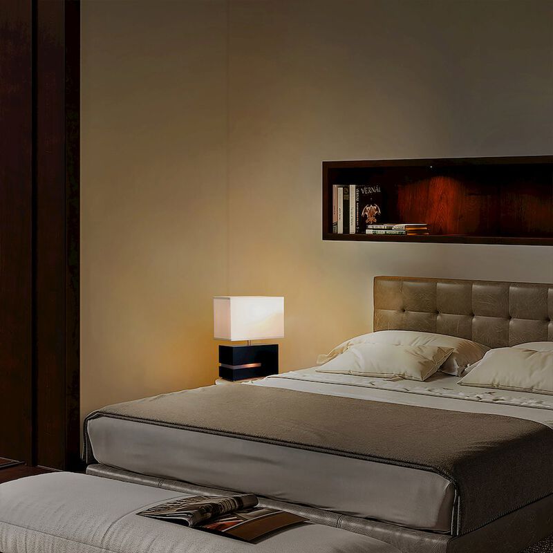 NOVA OF CALIFORNIA Zen Reclining Table Lamp with Nightlight - 19