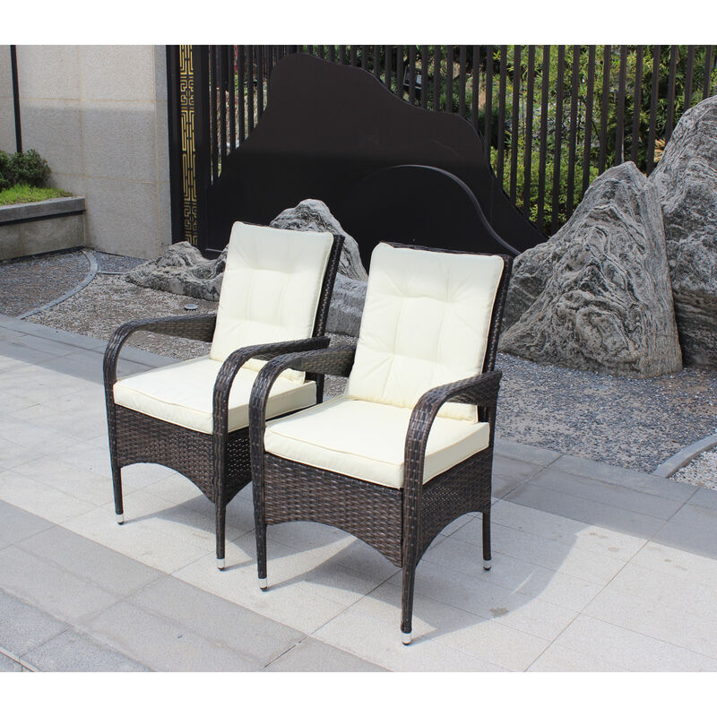 2-Piece Liberatore Dining Chairs With Cushions (Cushion)
