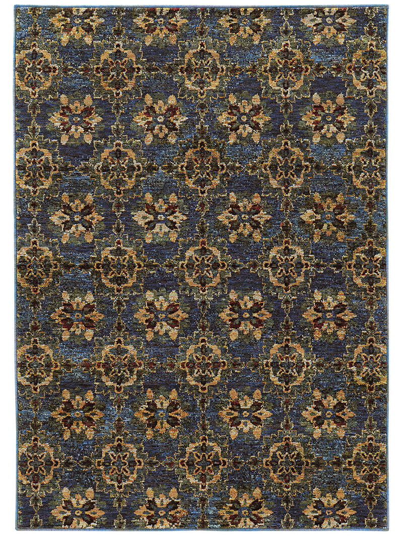 Andorra 3'3" x 5'2" Blue Rug