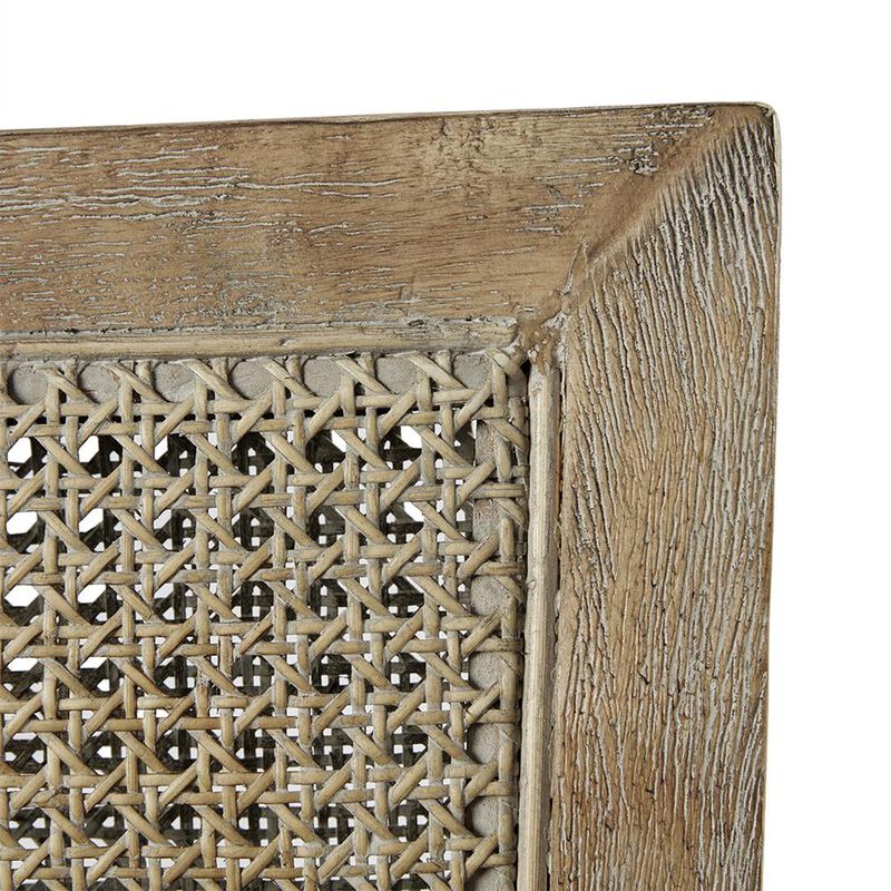 Belen Kox Rustic Cane Back Accent Chair, Belen Kox