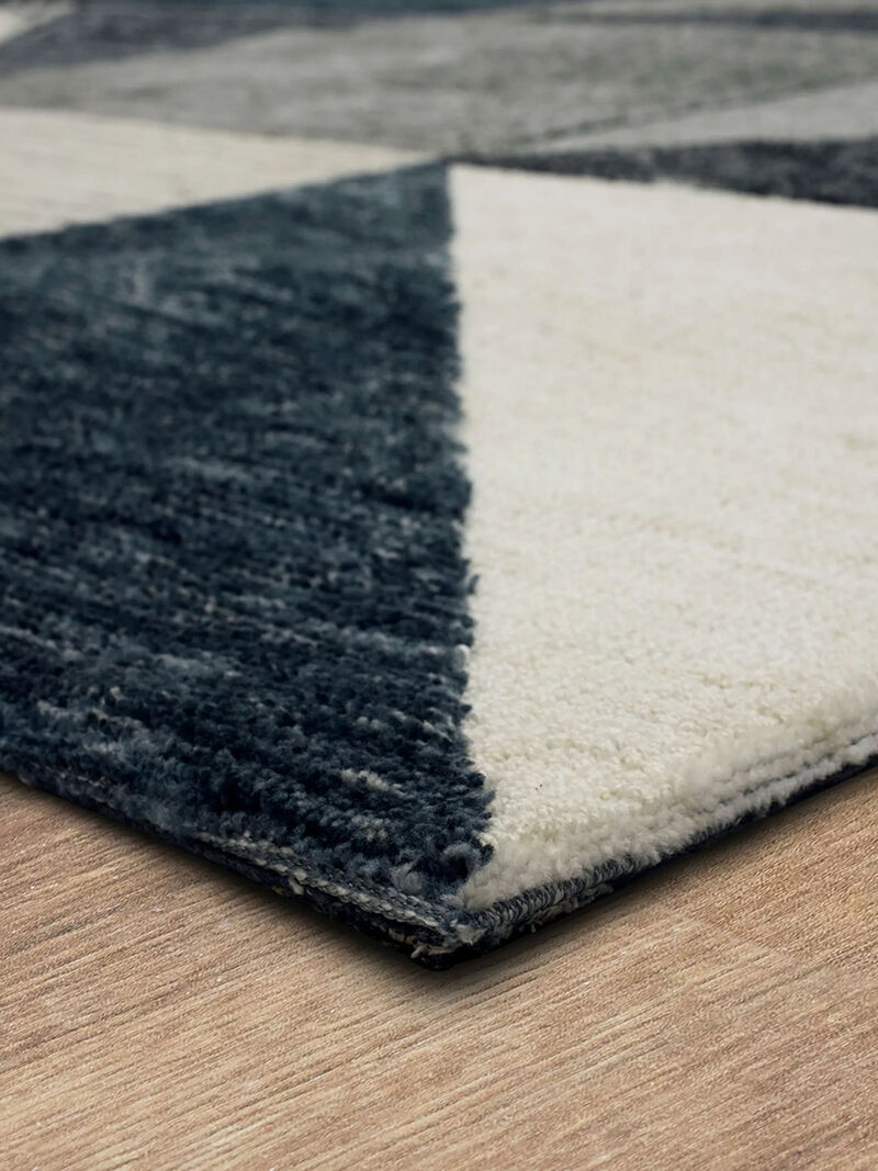 Bowen By Drew & Jonathan Home Oblique Blue 8' X 10' Rug