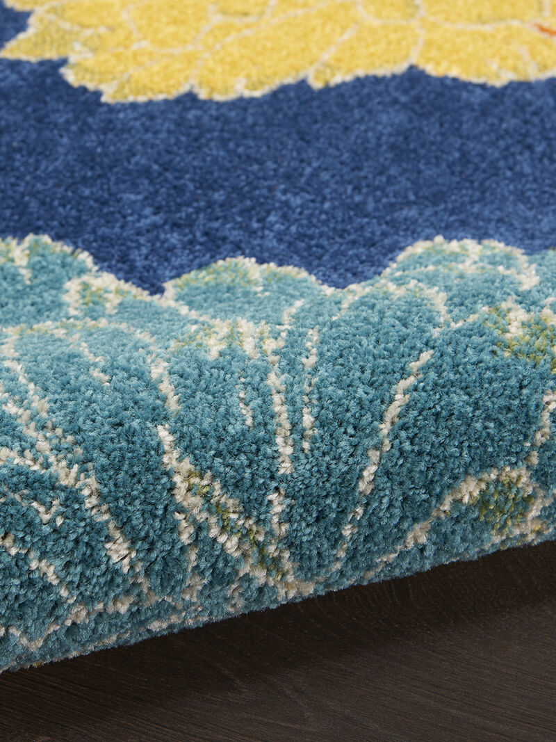Allur ALR06 Navy/Multicolor 7'10" x 9'10" Rug