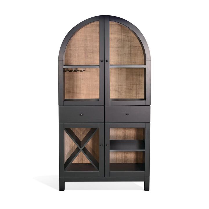Sunny Designs Arched Wine Bar Cabinet