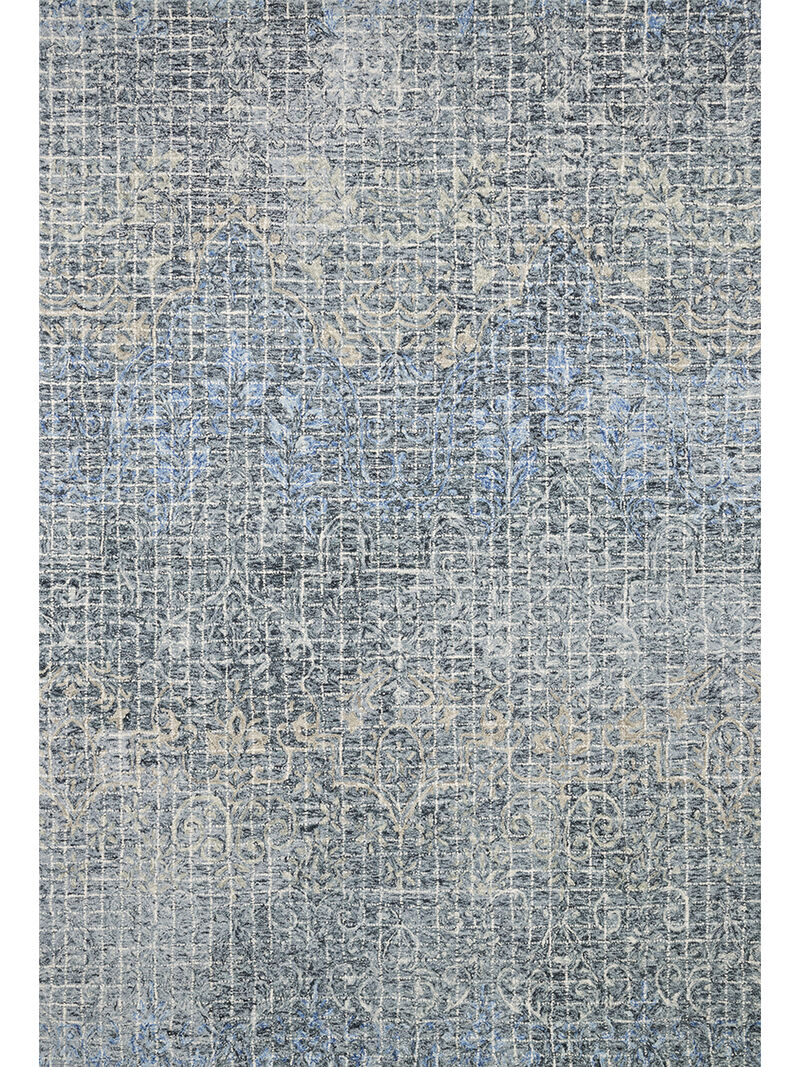 Tatum TW04 Ink/Blue 3'6" x 5'6" Rug