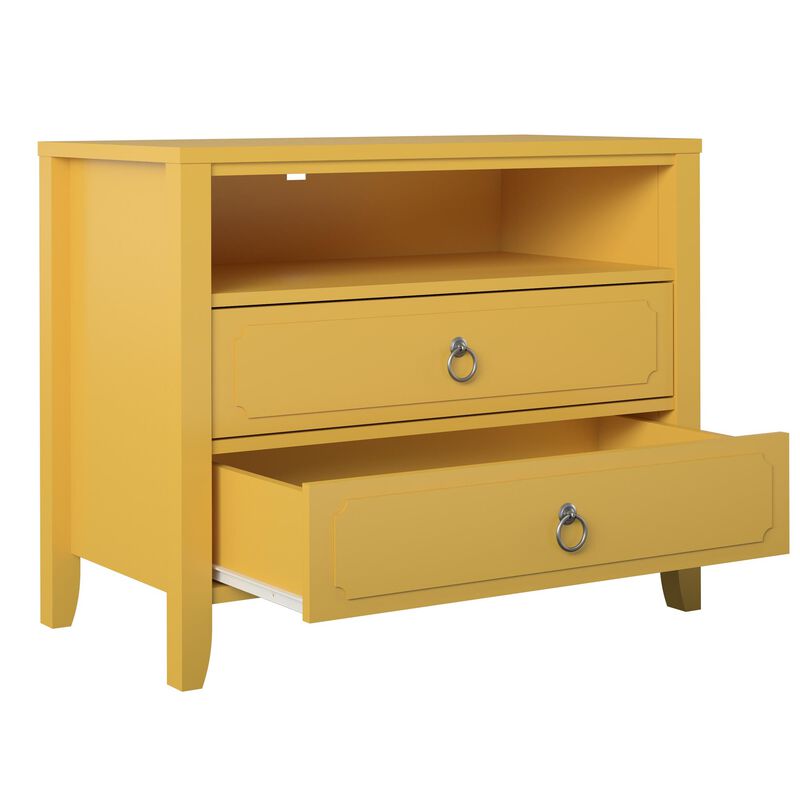 Novogratz Her Majesty 2 Drawer Nightstand