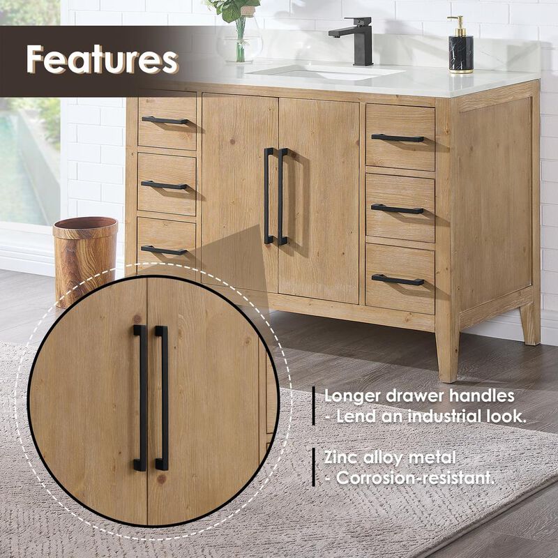 Altair Single Bathroom Cabinet Vanity without Top and Sink, no Mirror