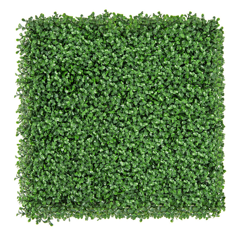 12-Pack 20x20 Inch Artificial Boxwood Wall Panels with Insertable Branches for Stunning Decor