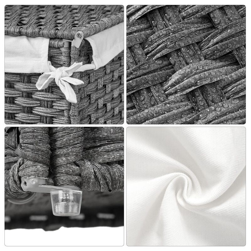 Collapsible Laundry Hamper Space-Saving Design with Easy-to-Carry Handles