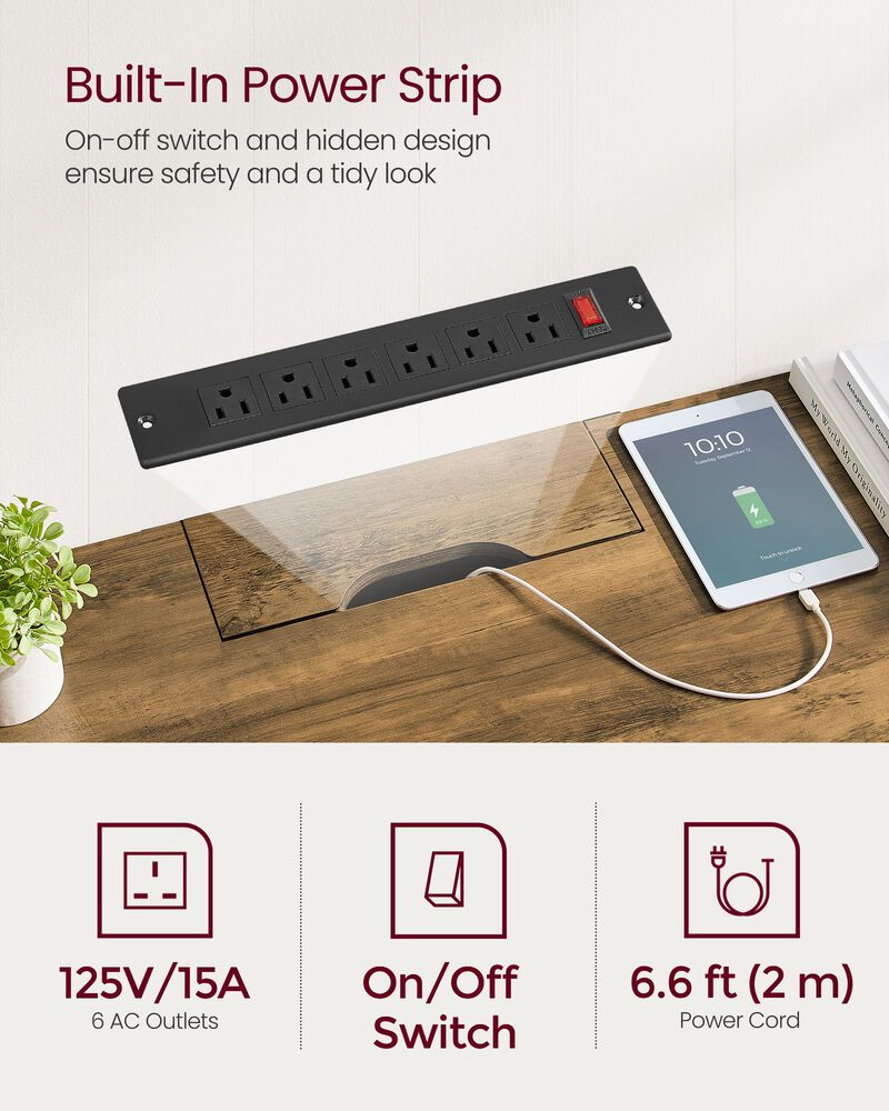 23.9" High TV Stand for TVs up to 75 Inches