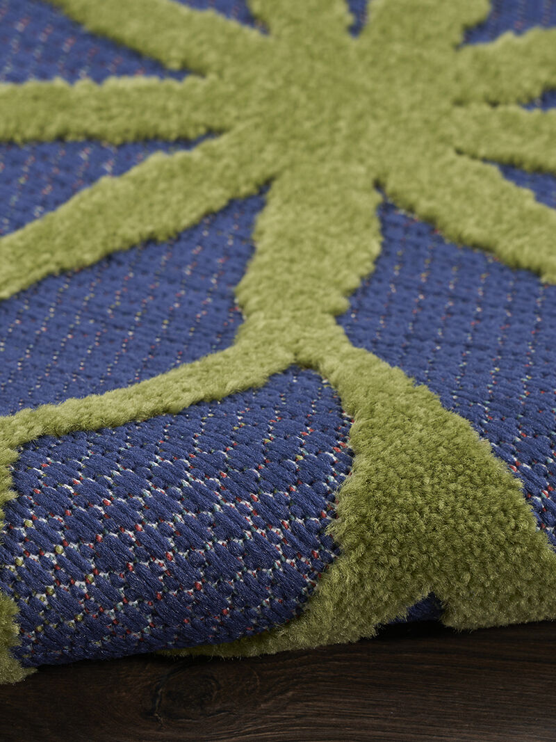 Aloha ALH05 Navy/Multicolor 3'6" x 5'6" Rug