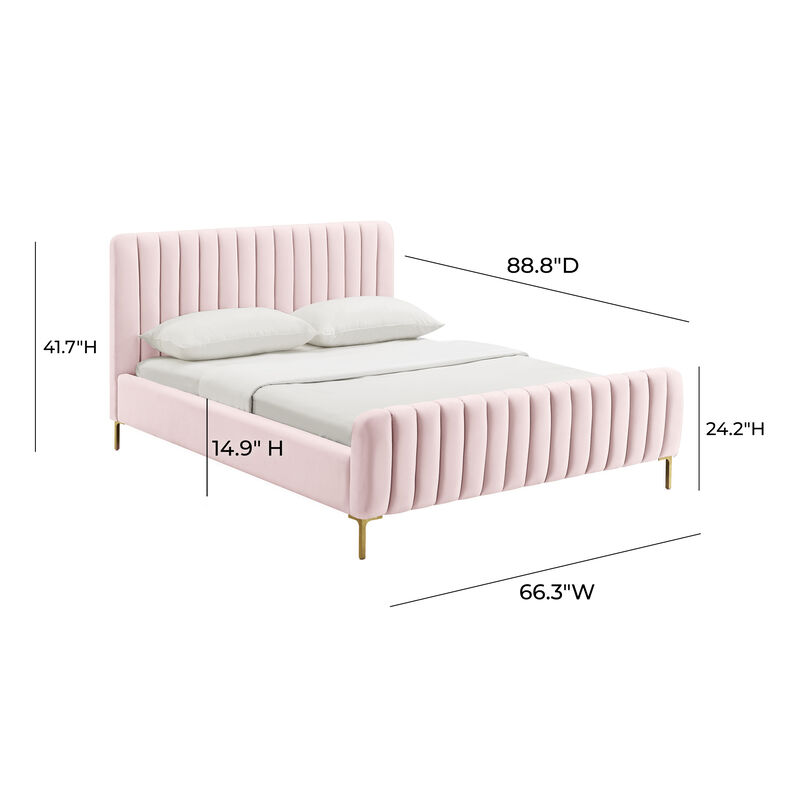 Angela Grey Bed in Queen