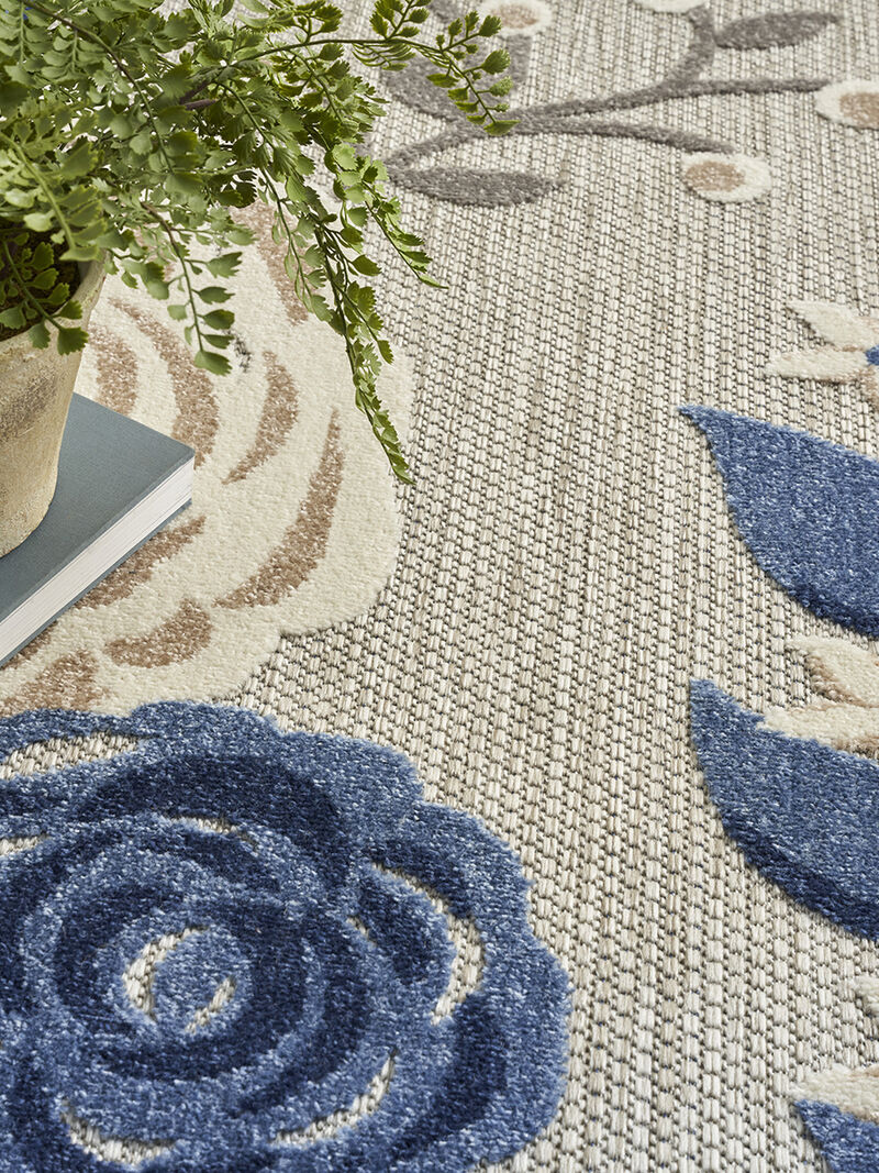 Aloha ALH32 Blue/Gray 3'6" x 5'6" Rug