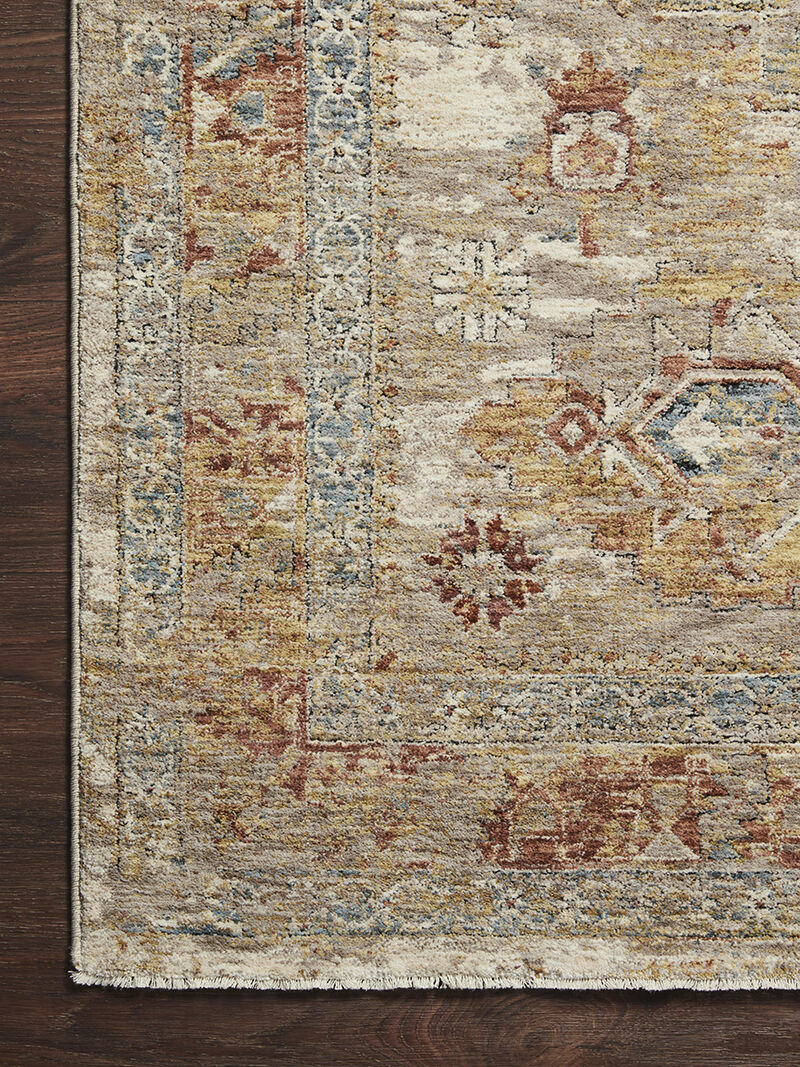 Gaia GAA02 Gold/Taupe 4' x 5'7" Rug