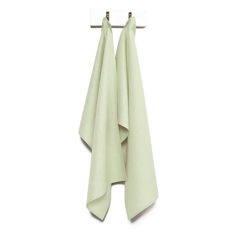 Solino Home 100% Pure Linen Kitchen Towels Set of 2 - 17 x 26 Inch | Fete