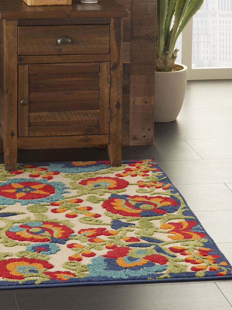 Aloha ALH17 Multicolor 3' x 5' Rug