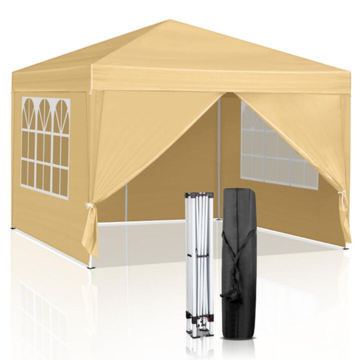 Waterproof Right-Angle Folding Tent Portable Canopy with Two Doors & Windows for Outdoor Events & Camping Waterproof Right-Angle Folding Tent Portable Canopy with Two Doors & Windows for Outdoor Events & Camping