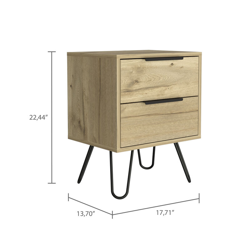 Streamdale Mansfield 2-Drawer Rectangle Nightstand