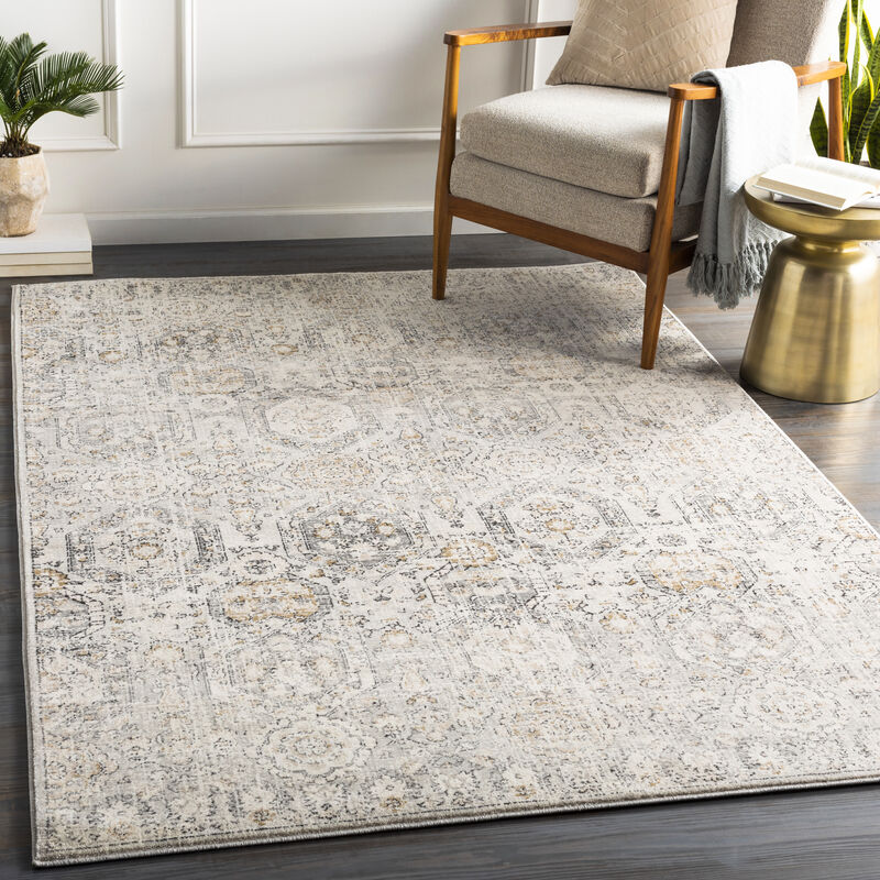 Indigo IGO-2306 4'3' x 5'7' Gray Rug
