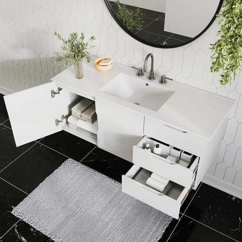Modway Vitality 48 Single Sink Bathroom Vanity