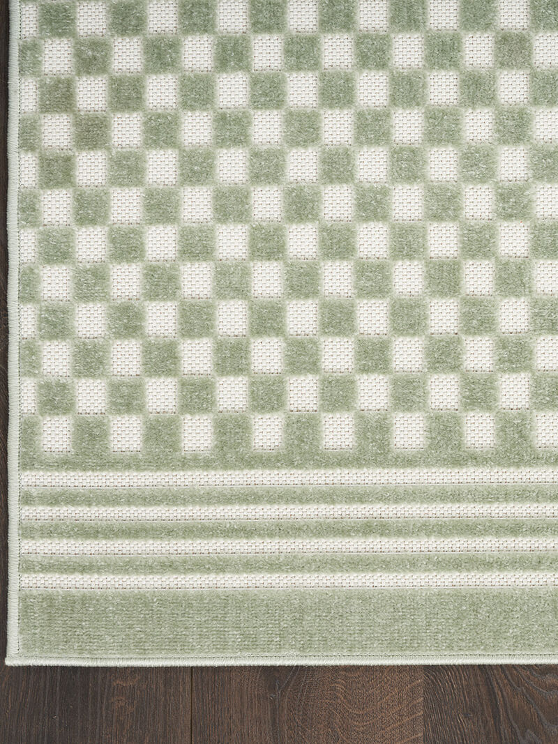 Care Free CAF02 Green 3'11" x 5'11" Rug