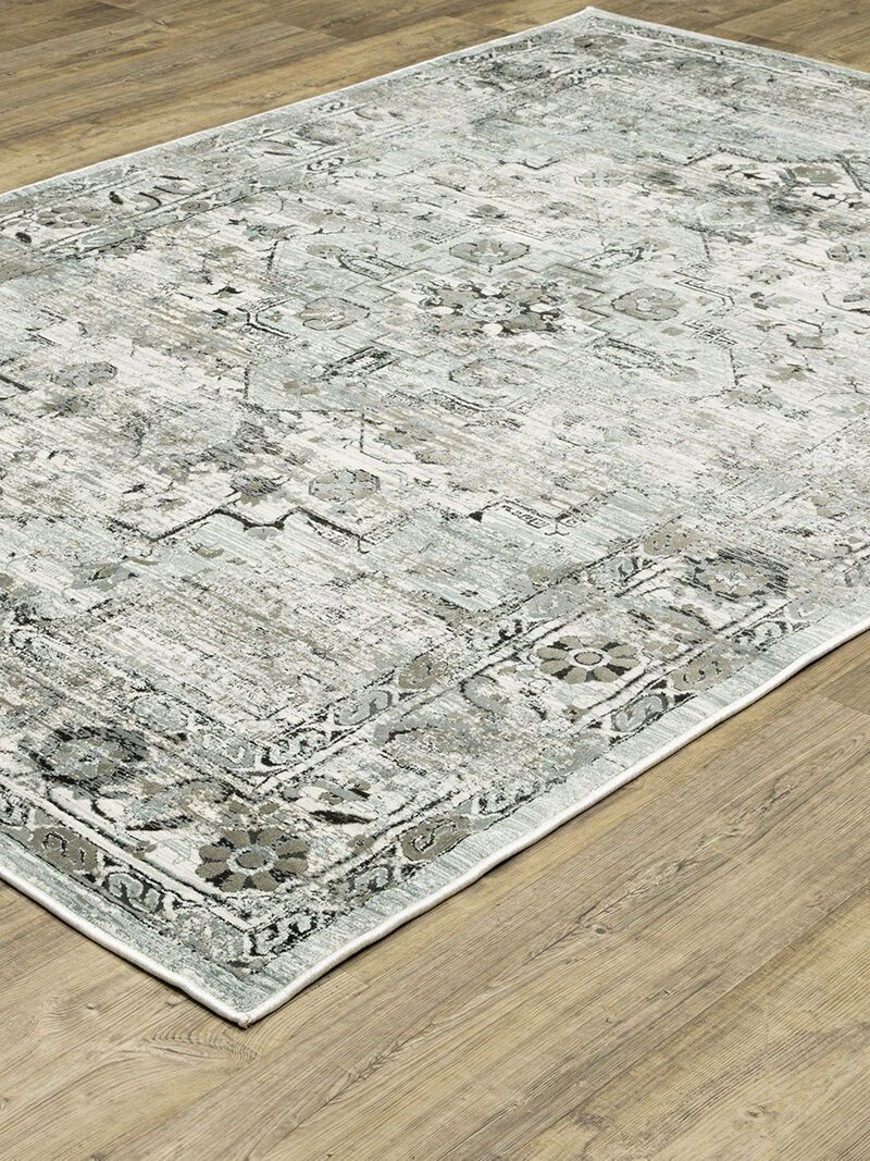 Gemini 3'10" x 5'5" Grey Rug